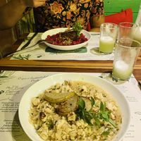 Rosso & Lime and Pear Risotto at Frutteto Cozinha Artesanal in Recife