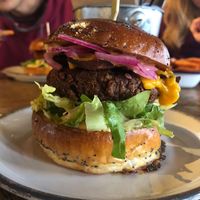 Vegan Hub Burger  at Hubbox in Exeter