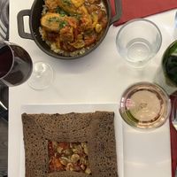 Poulet basquaise at Delice & Sarrasin in New York City