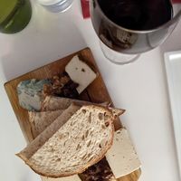 Cheese plate at Delice & Sarrasin in New York City