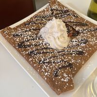 Strawberry dark chocolate crepe  at Delice & Sarrasin in New York City