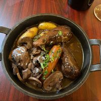 Coq au vin  at Delice & Sarrasin in New York City