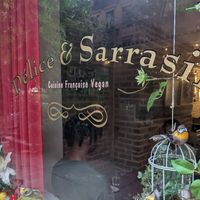 Window at Delice & Sarrasin in New York City