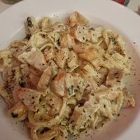 Delicious Seafood Pasta!  (Tagliatelle) at Delice & Sarrasin in New York City
