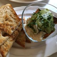 Salmon avocado app  at Delice & Sarrasin in New York City