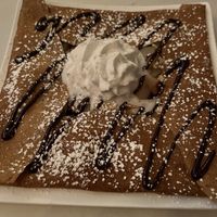 La nanane crepe - pear, almonds, dark chocolate   at Delice & Sarrasin in New York City