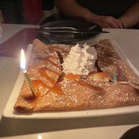 Crepe with bananas  #Veganuary at Delice & Sarrasin in New York City