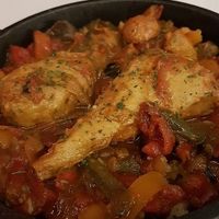 ";chicken legs"; at Delice & Sarrasin in New York City