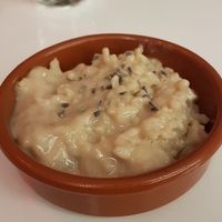 Lavender-infused rice pudding at Delice & Sarrasin in New York City