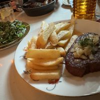 Steak frites    at Delice & Sarrasin in New York City
