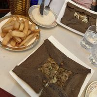 Went to the new location while back in NyC and here are the lunch crepes! So creamy and delicious   at Delice & Sarrasin in New York City