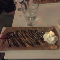 Chocolate strawberry crepe! at Delice & Sarrasin in New York City