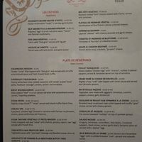 Menu at Delice & Sarrasin in New York City