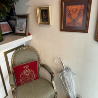 Entry area decor   at Delice & Sarrasin in New York City