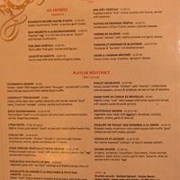 Menu at Delice & Sarrasin in New York City