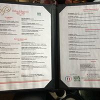 The menu at Delice & Sarrasin in New York City