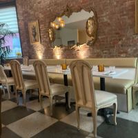 Back dining area  at Delice & Sarrasin in New York City