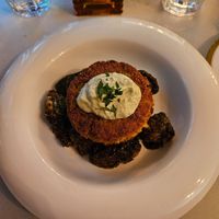 Crab cake at Delice & Sarrasin in New York City