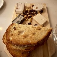 Vegan cashew cheese plate  at Delice & Sarrasin in New York City