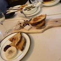 Pate,  escargot, and onion soup   at Delice & Sarrasin in New York City