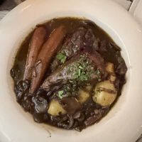 Coq au vin  at Delice & Sarrasin in New York City