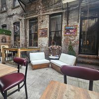 Outdoor patio at Delice & Sarrasin in New York City