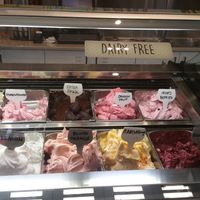 The dairy free section - all vegan at Gelateria on the Docks in Docklands