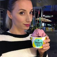 Mixed berry at Gelateria on the Docks in Docklands