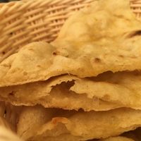 Vegan roti breads  at Masala House in Portimao
