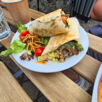 Breakfast wrap at Plant by Kat's Kitchen in Keswick