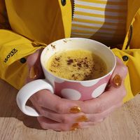 Golden milk. at Plant by Kat's Kitchen in Keswick