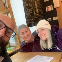 Wet lovely day at Plant by Kat's Kitchen in Keswick