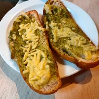 Garlic bread and chezze #Veganuary at Plant by Kat's Kitchen in Keswick