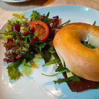 New Yorker Bagel #Veganuary at Plant by Kat's Kitchen in Keswick
