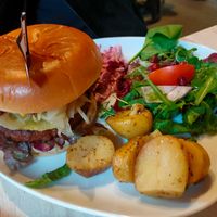 The Works Burger #Veganuary at Plant by Kat's Kitchen in Keswick