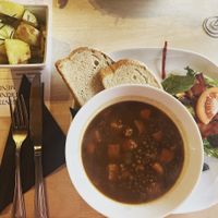 Lentil goulash  at Plant by Kat's Kitchen in Keswick