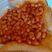 kids beans on toast. at Plant by Kat's Kitchen in Keswick