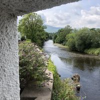 The same view that someone else took, only in summer!  at Plant by Kat's Kitchen in Keswick