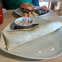 A painfully thin wrap at Plant by Kat's Kitchen in Keswick