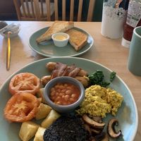 Vegan all day breakfast  at Plant by Kat's Kitchen in Keswick