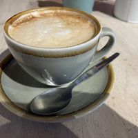 soy milk cappuccino   at Plant by Kat's Kitchen in Keswick