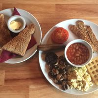 The full breakfast at Kat's Kitchen. Very tasty, and set me up for the day :-) at Plant by Kat's Kitchen in Keswick