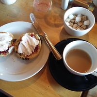 vegan cream tea at Plant by Kat's Kitchen in Keswick