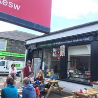 Outside seating  at Plant by Kat's Kitchen in Keswick