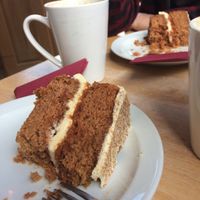 Delicious carrot cake  at Plant by Kat's Kitchen in Keswick