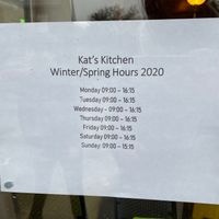 Opening hours 2020 at Plant by Kat's Kitchen in Keswick