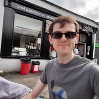 Enjoying the outside seating at Plant by Kat's Kitchen in Keswick