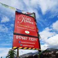 The sign at Plant by Kat's Kitchen in Keswick