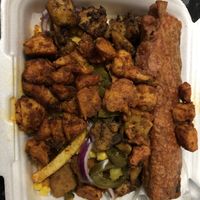 Peri Sizzler Box with Masala Fish  at Veggie Supreme in Wolverhampton