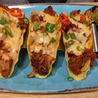 Smoked jackfruit tacos at The Allotment in Manchester